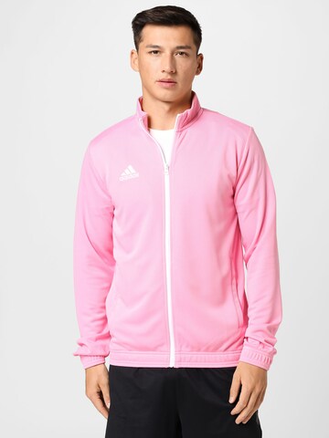 ADIDAS SPORTSWEAR Sportovní bunda 'Entrada 22' – pink: přední strana