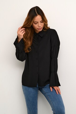 CULTURE Shirt 'asmine' in Black: front