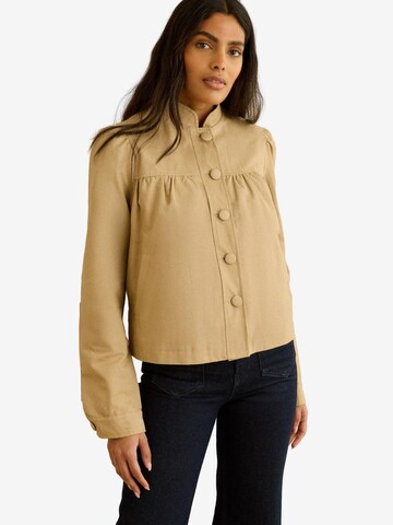 love & roses Prechodná bunda - Hnedá: predná strana