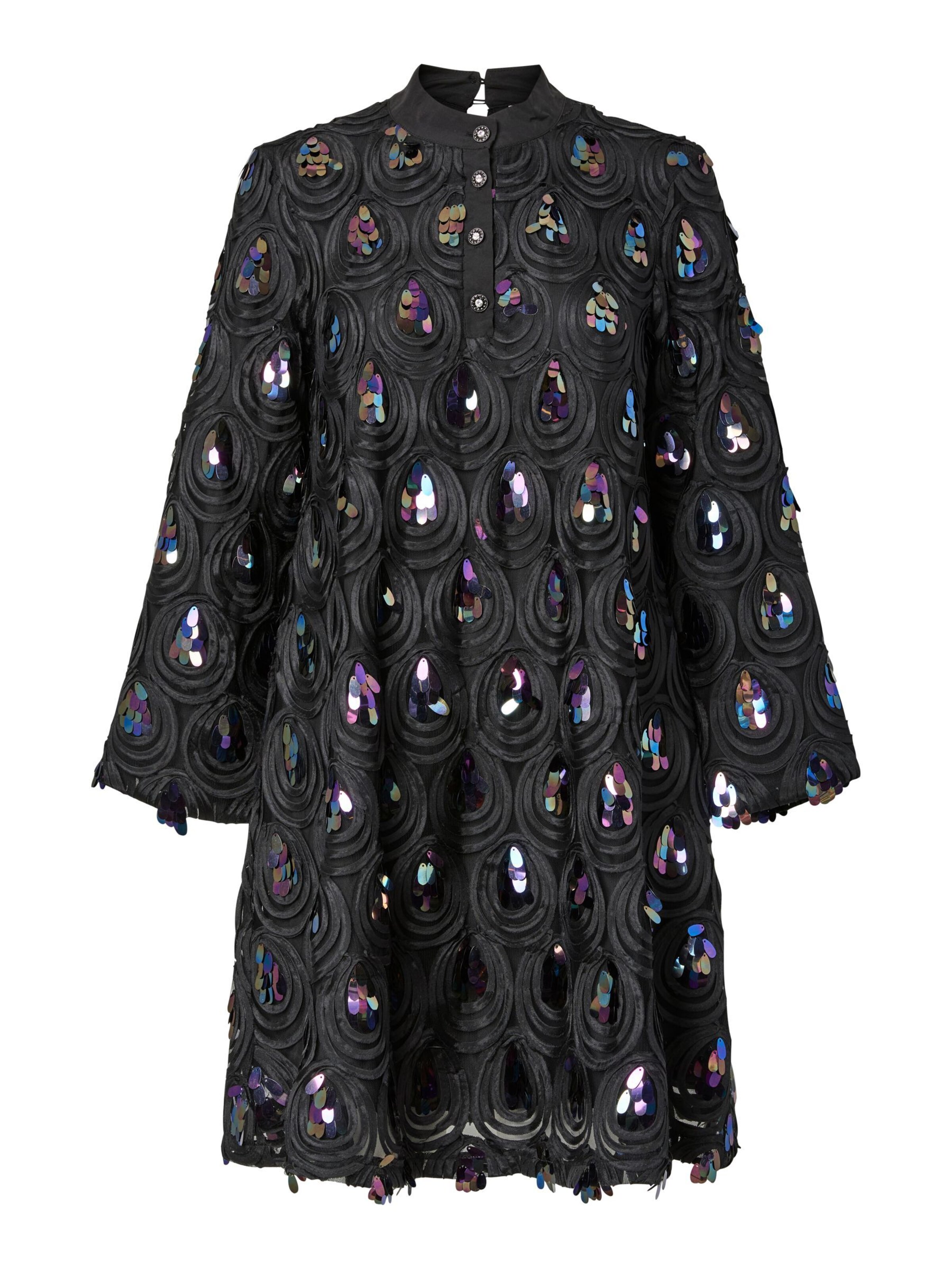 YAS - Vestido de gala en negro: frente