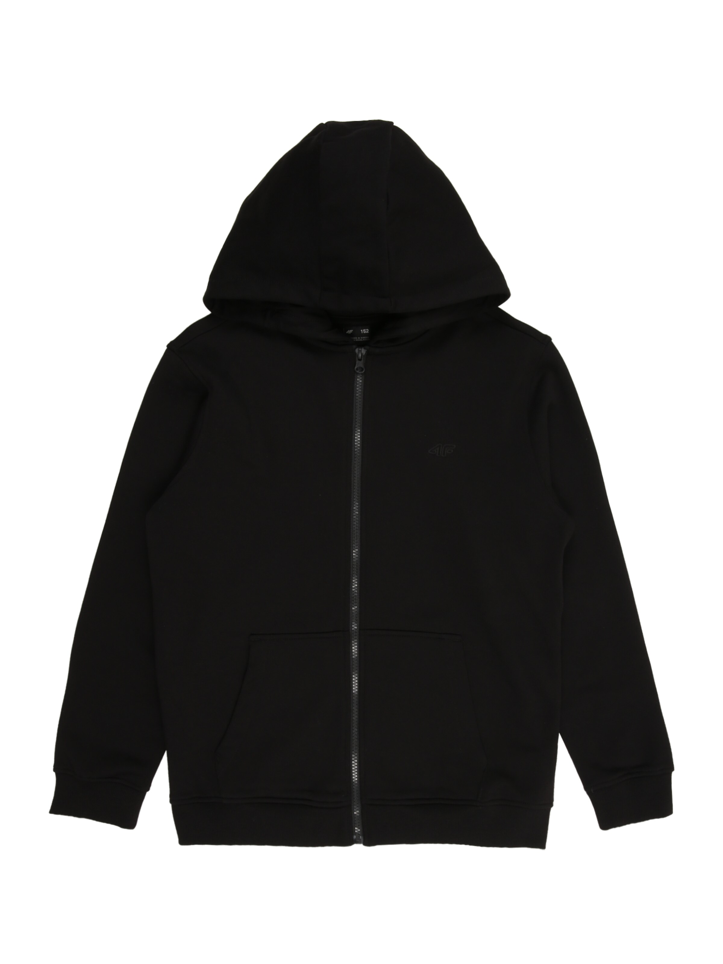 4F Junior Performance shirt in Black: front