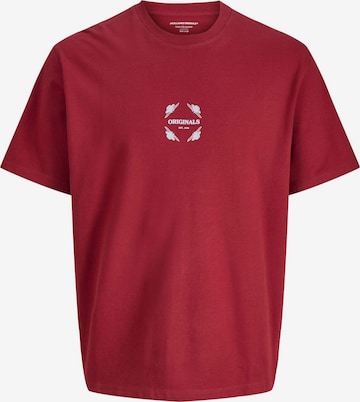 T-Shirt JACK & JONES en rouge : devant