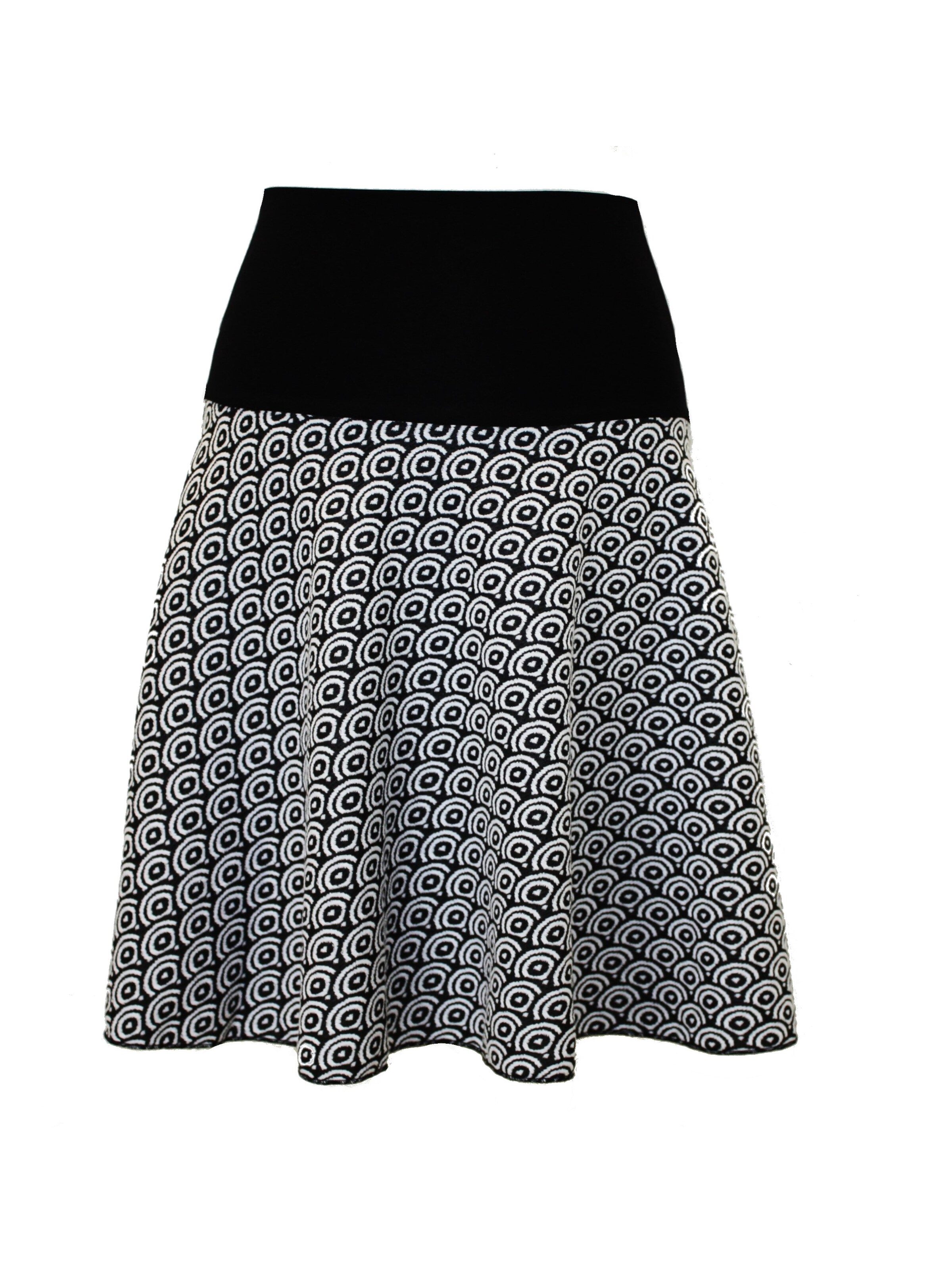 dunkle design Rock 'Floral'‌ in Weiß: Vorderseite