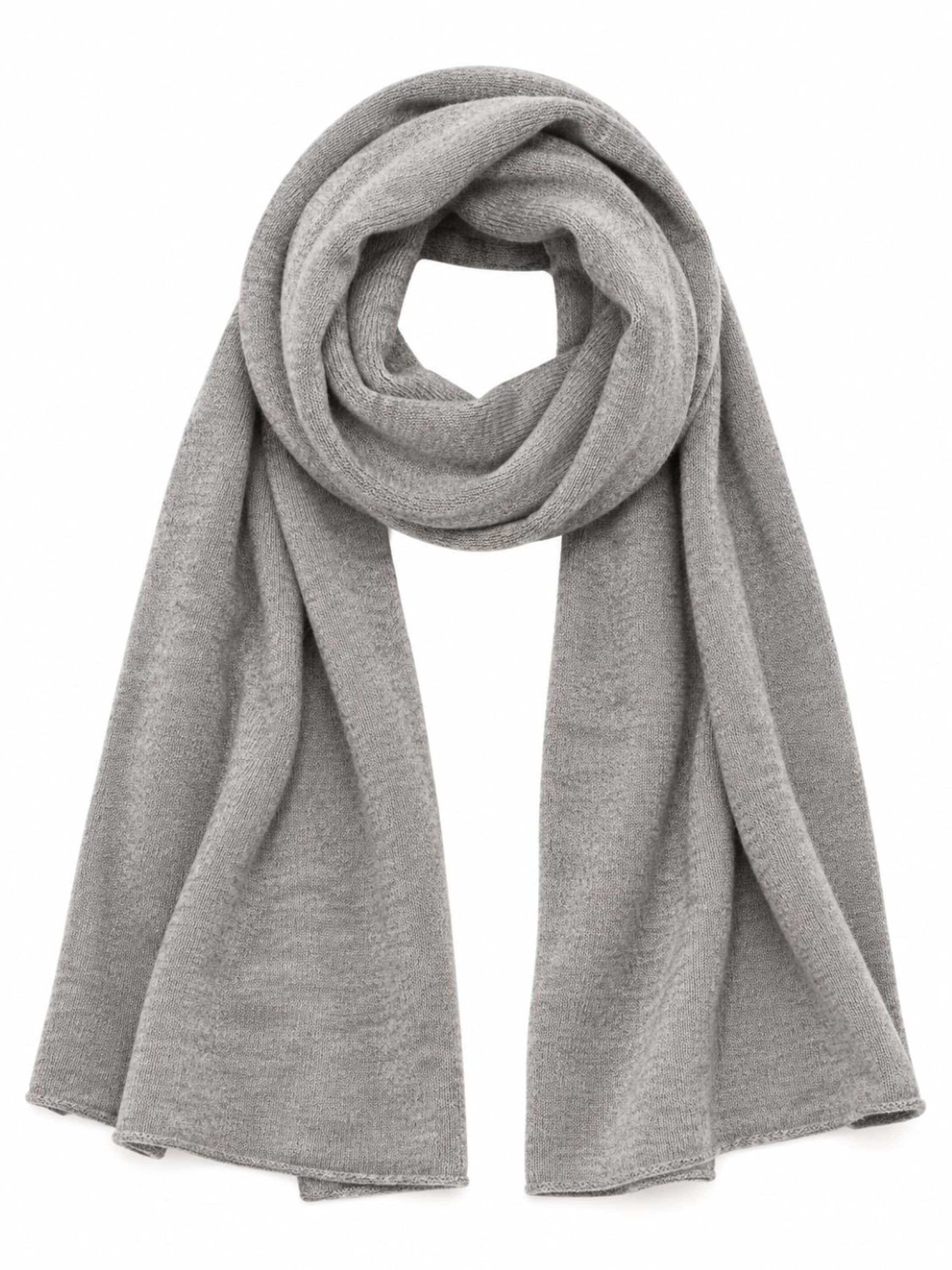 Alster Herz - Chal 'UHLENHORST' en gris: frente