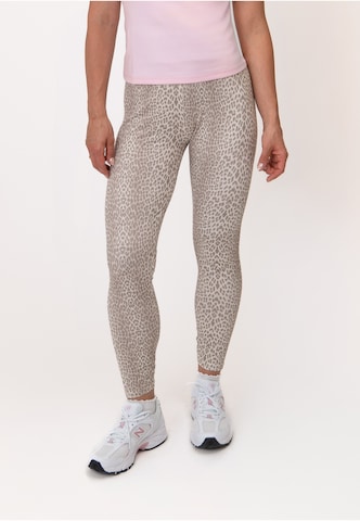 Skinny Leggings 'Rita' di OH APRIL in beige: frontale