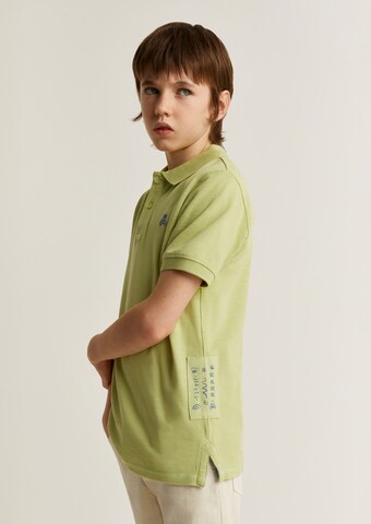 Scalpers Poloshirt 'Flame' in Grün