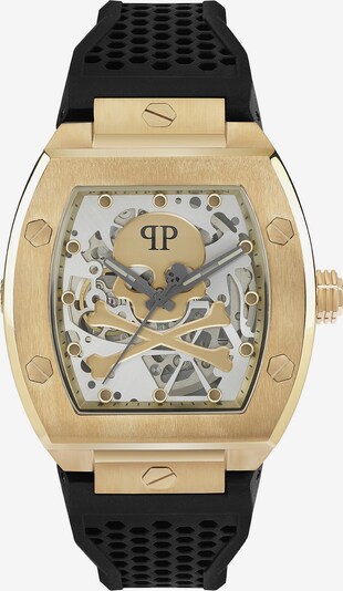Analoginis (įprasto dizaino) laikrodis iš Philipp Plein, spalva – Auksas / juoda / sidabrinė, Prekių apžvalga