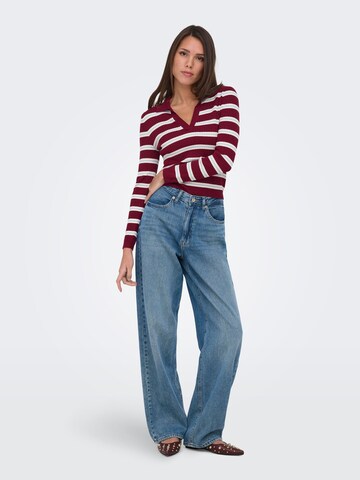 Pull-over 'ONLKaya' ONLY en rouge