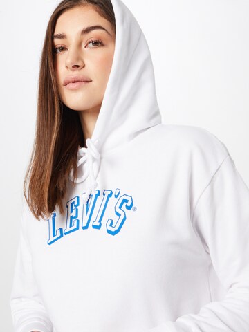 Sweat-shirt 'Graphic Standard Hoodie' LEVI'S ® en blanc