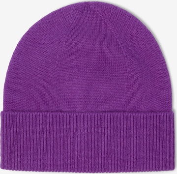 Marie Lund Beanie in Purple: front