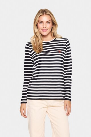 SAINT TROPEZ Top – černá: přední strana