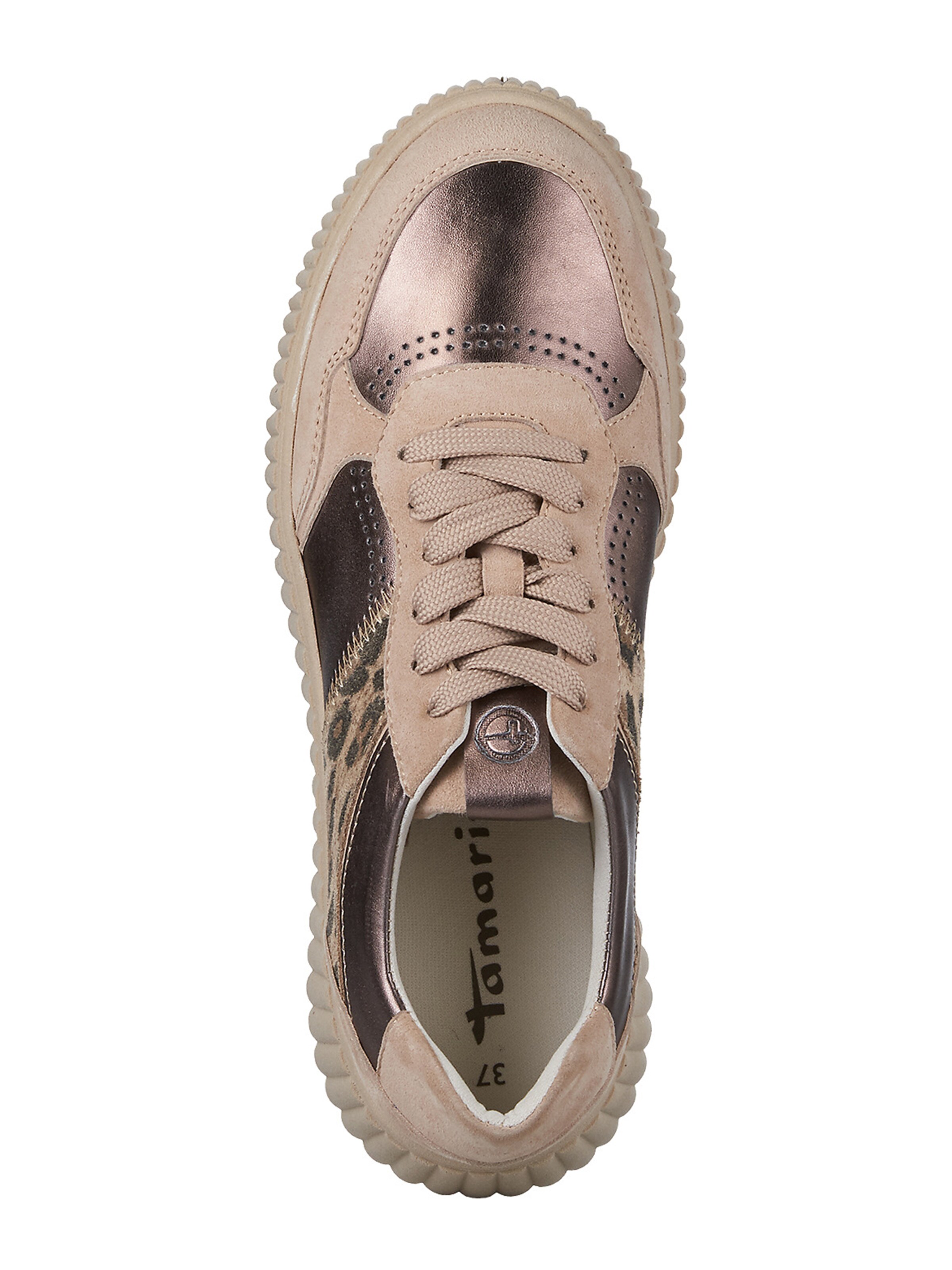 Tamaris - Sapatilhas baixas em bronze