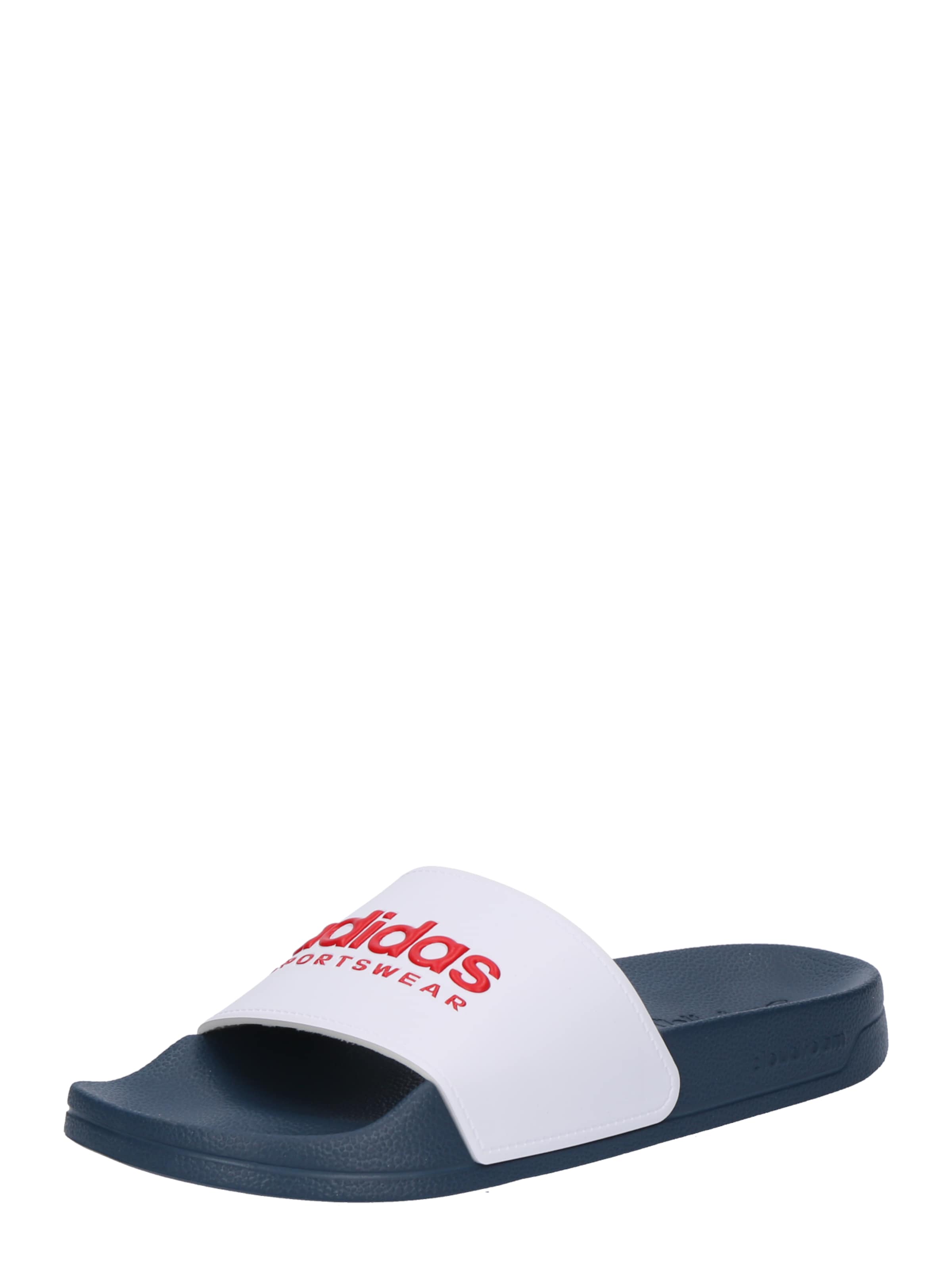 Scarpe da spiaggia / da bagno 'ADILETTE' di ADIDAS SPORTSWEAR in bianco: frontale