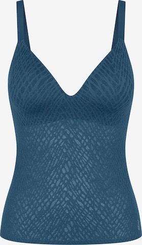 Haut ' Blue ZERO Feel Bliss THE UP ' SLOGGI en bleu : devant