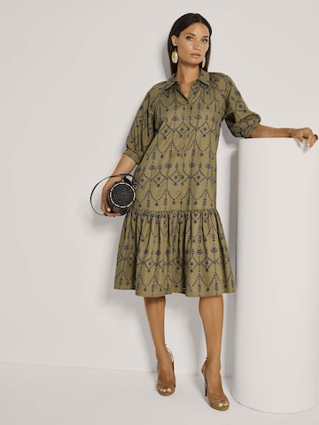 MADELEINE Blousejurk in Groen