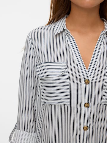 balts VERO MODA Blūze 'VMBUMPY'
