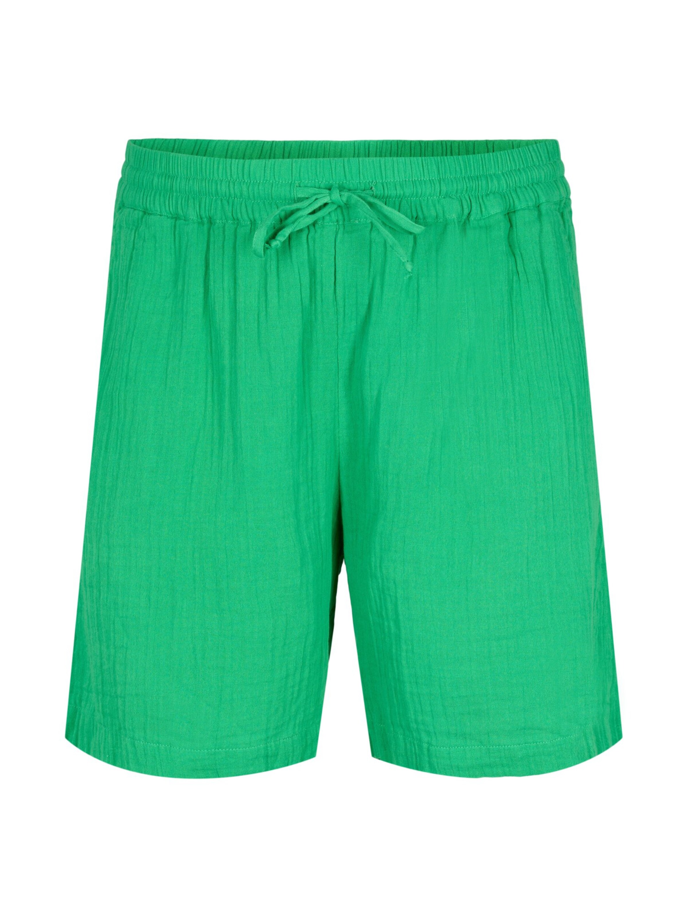 zaļš Zizzi Vaļīgs piegriezums Bikses 'VVIVU': no priekšpuses