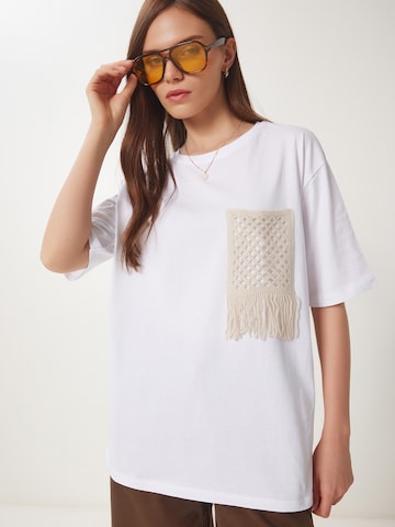 Happiness İstanbul Tričko - Biela