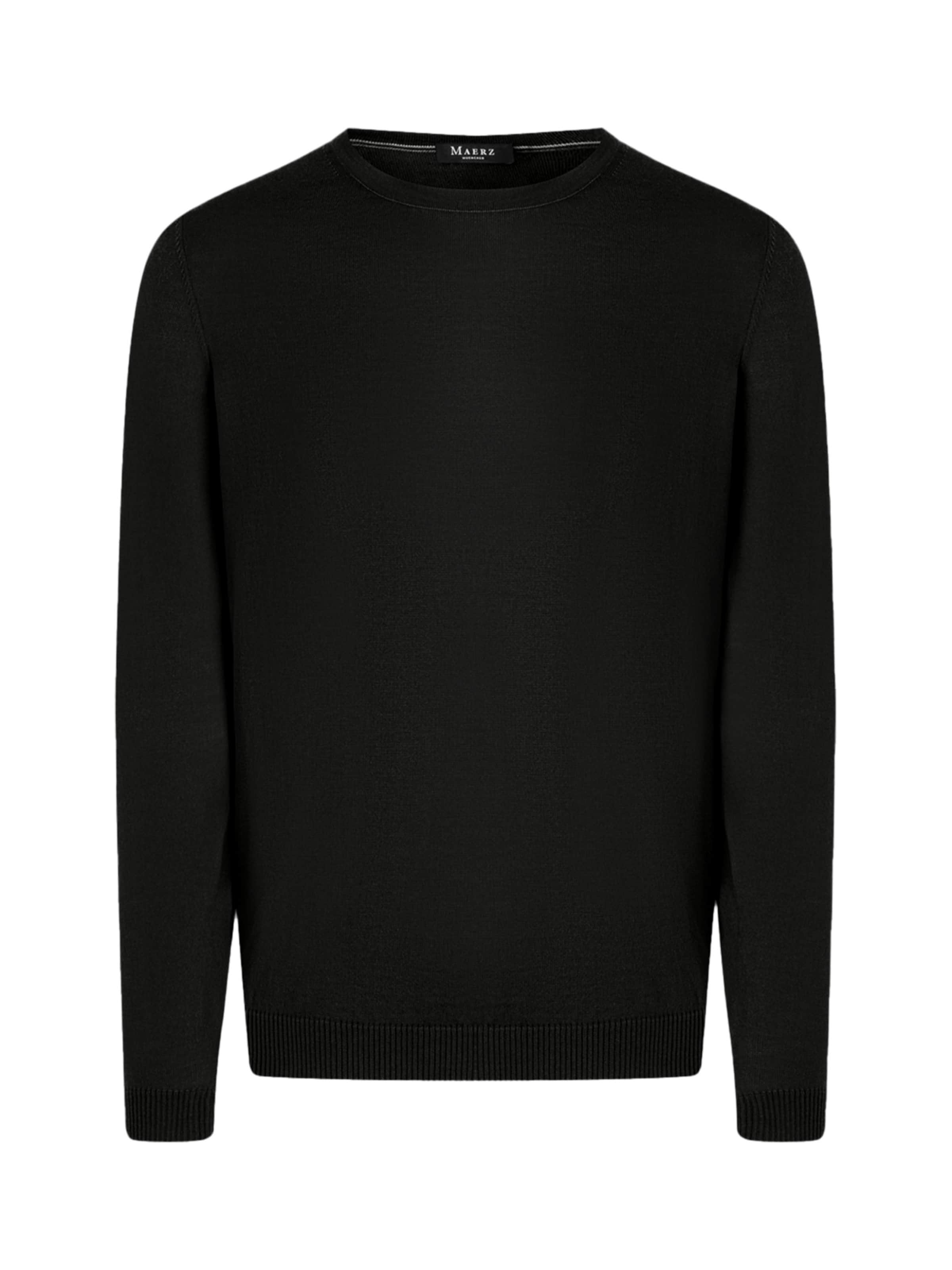 Pullover di MAERZ Muenchen in nero: frontale