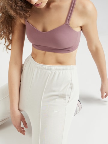 Nike SportswearTapered Hlače 'Chill' - bijela boja