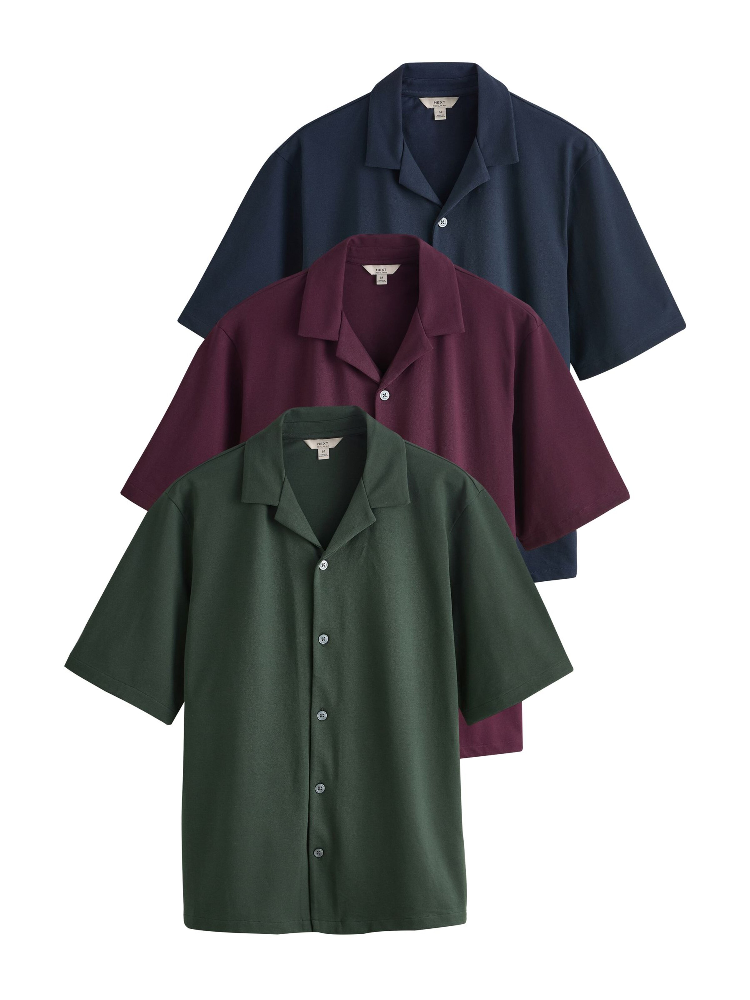 Next Regular Fit Hemd in Mischfarben: Vorderseite