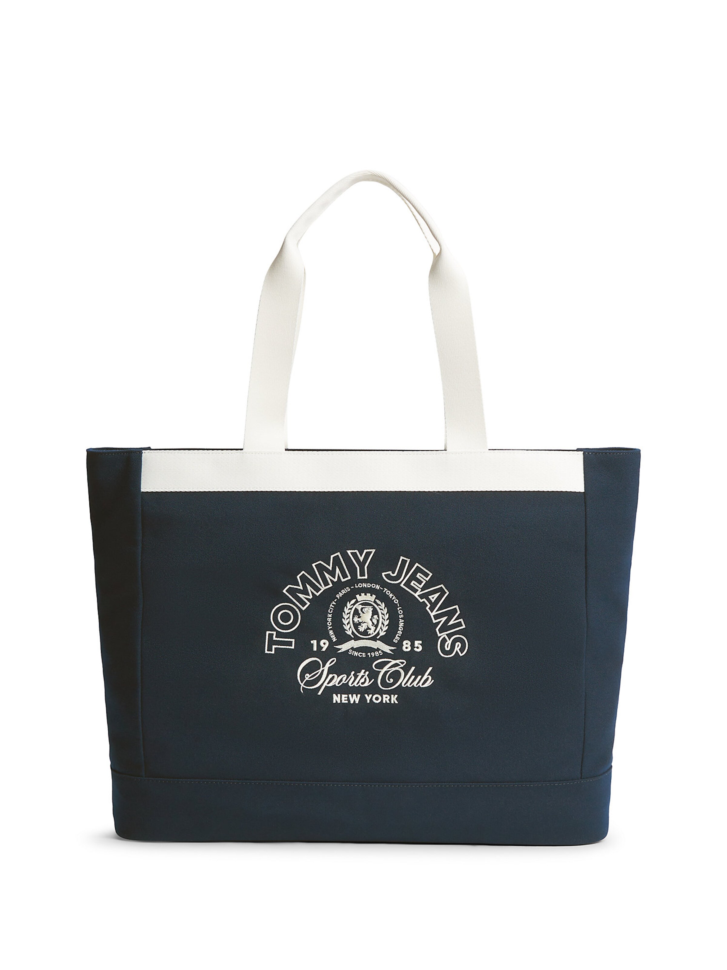 Cabas Tommy Jeans en bleu : devant