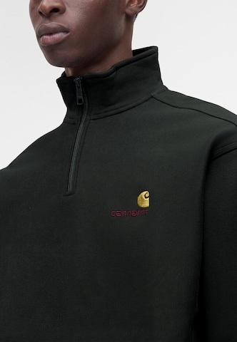Carhartt WIPRegular Fit Sweater majica 'American Script' - crna boja