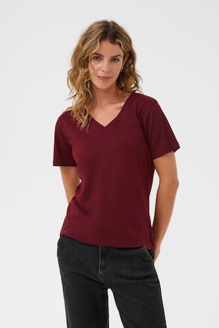 Cream - Camiseta 'Naia' en rojo: frente