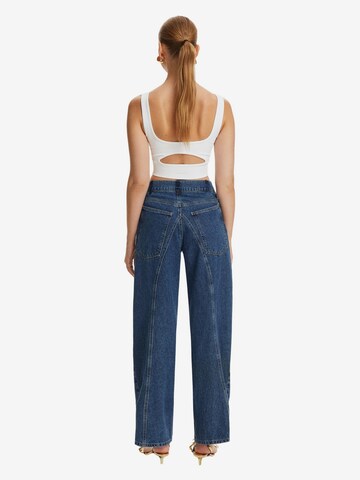 NOCTURNE Wide Leg Jeans in Blau