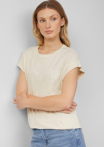 Maglietta di s.Oliver in beige: frontale