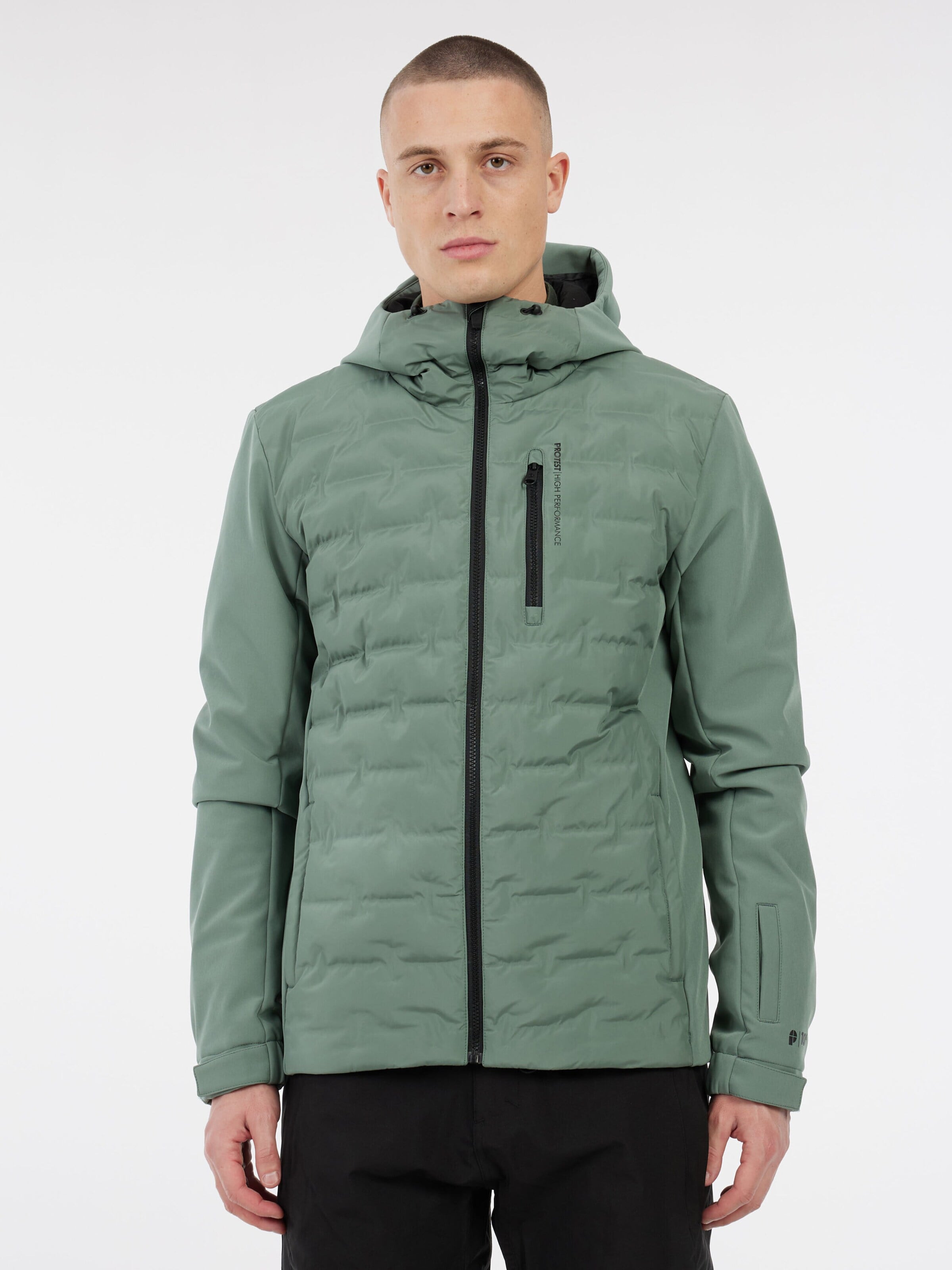 PROTEST Sports jacket 'PRTMALMO' in Green: front