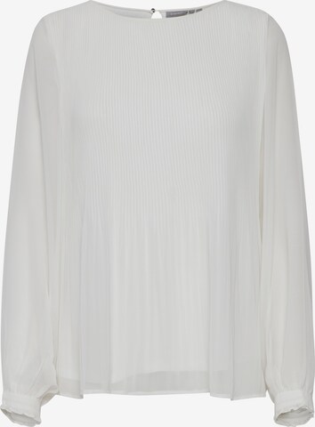 Fransa Blouse 'FRDAJAPLISSE 1' in Wit: voorkant