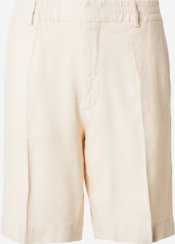 Pantalon à plis 'Billie' NN07 en blanc : devant
