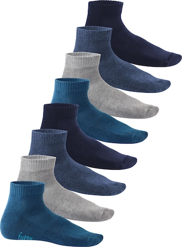footstar Socks 'EVERYDAY!' in Blue: front