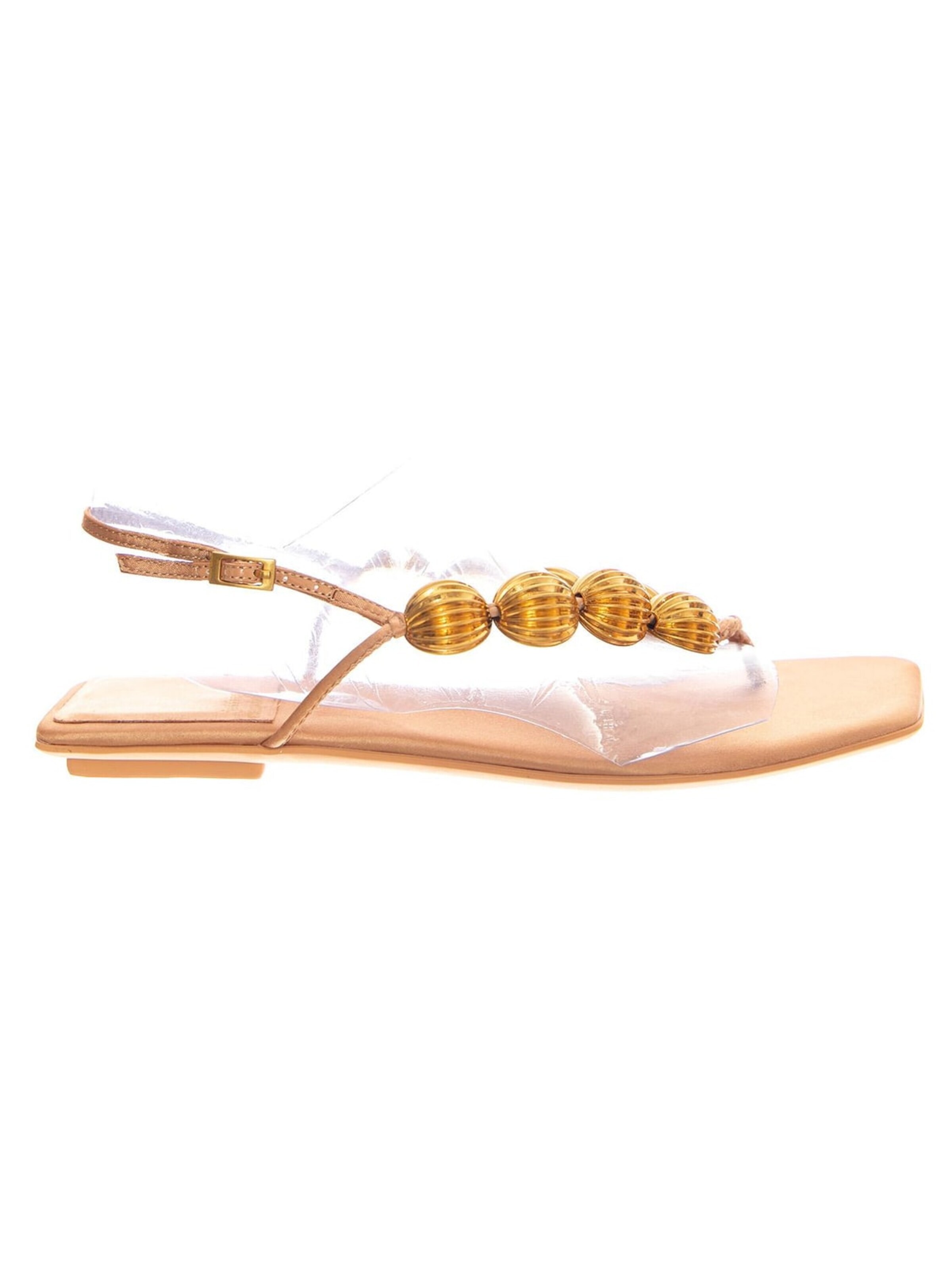 Sandales 'YUCATAN BEIGE SATIN GOLD' Jeffrey Campbell en beige