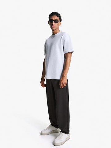 Bershka Zvonové kalhoty Kalhoty – černá