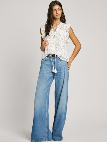 Pepe Jeans Wide leg Jeans in Blauw