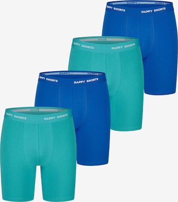 Boxers Happy Shorts en bleu : devant