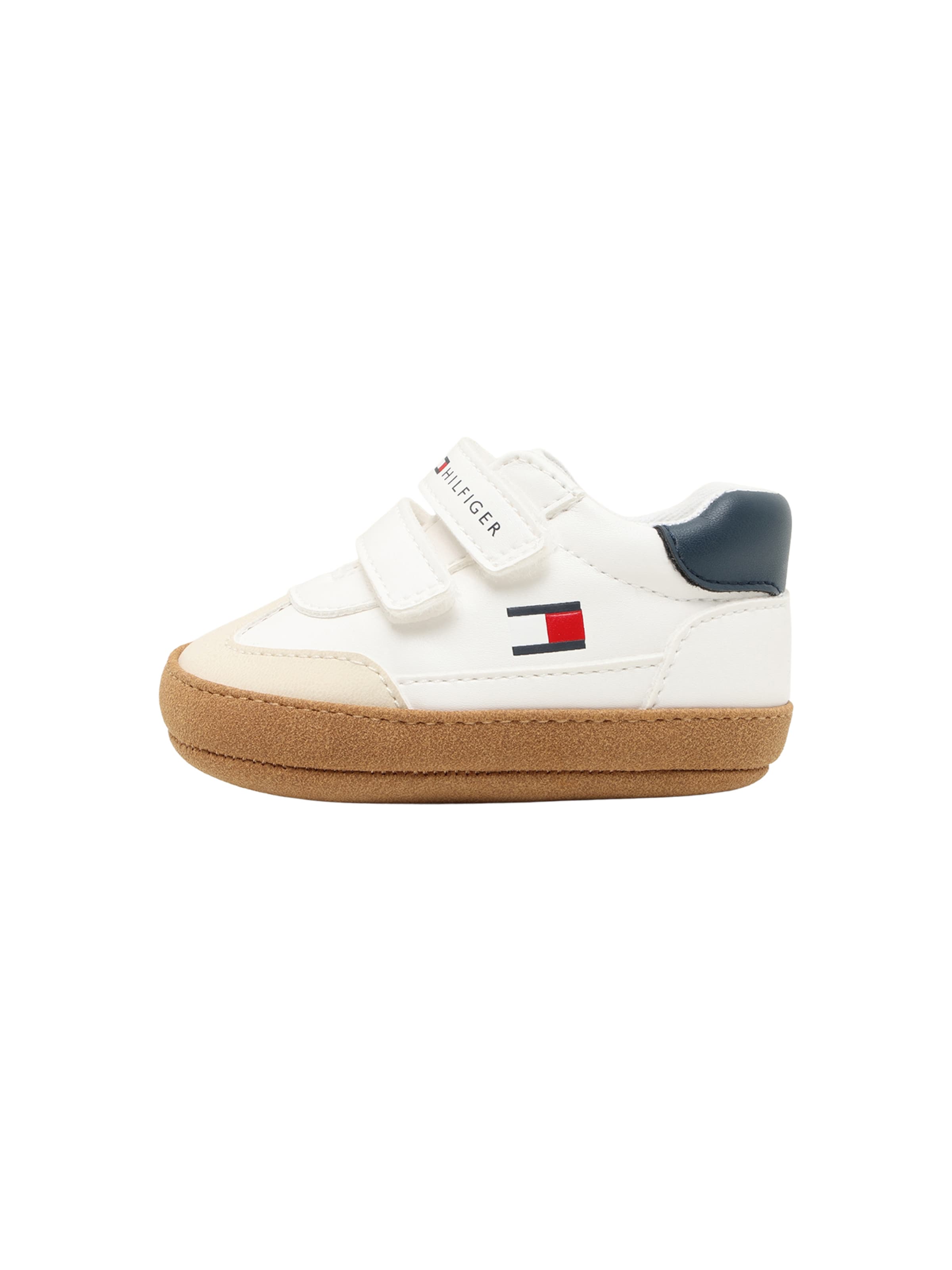 Botoșei bebeluși 'KIKI' de la TOMMY HILFIGER pe bej: față