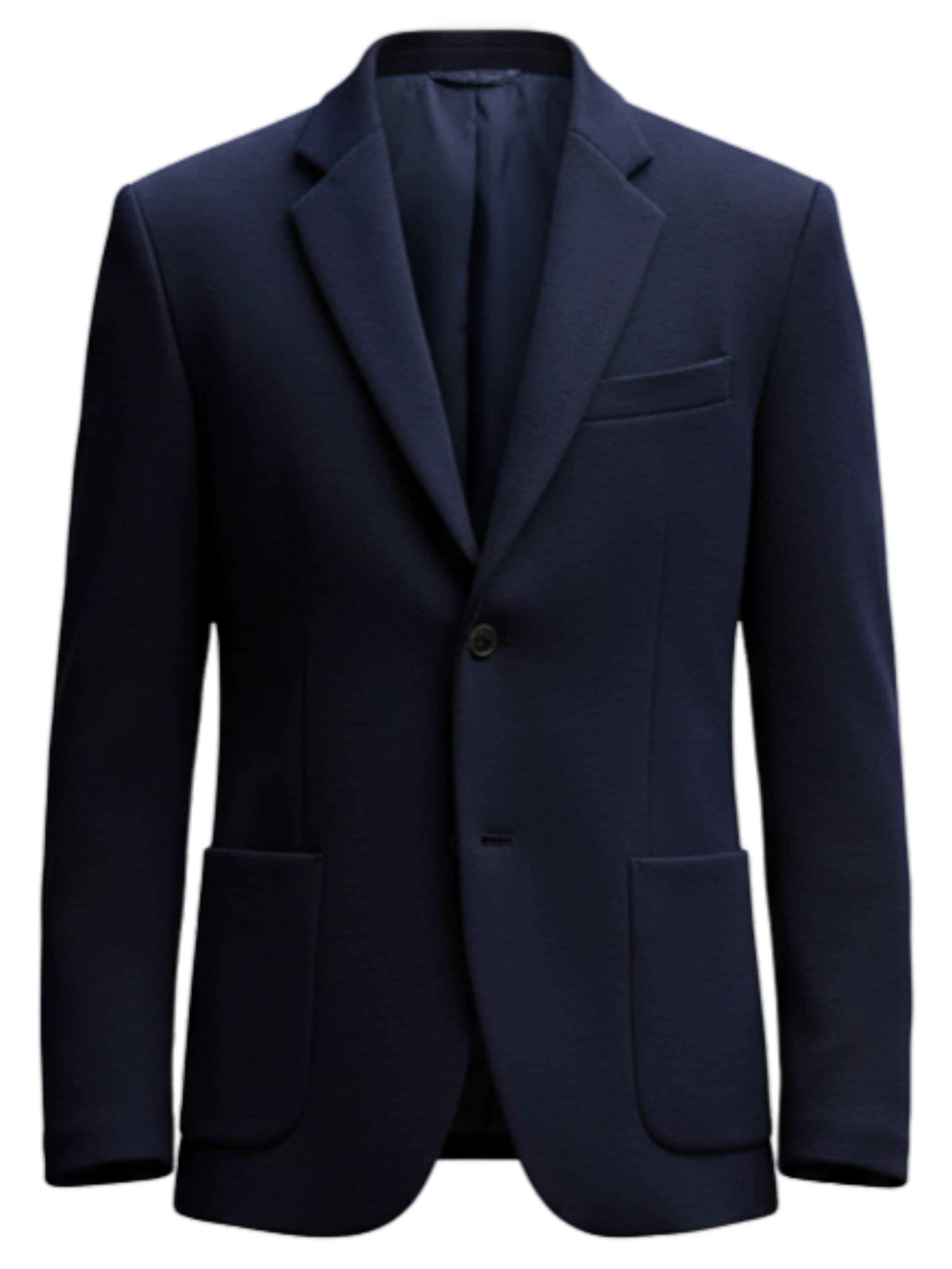 Veste de costume Ombre en bleu : devant