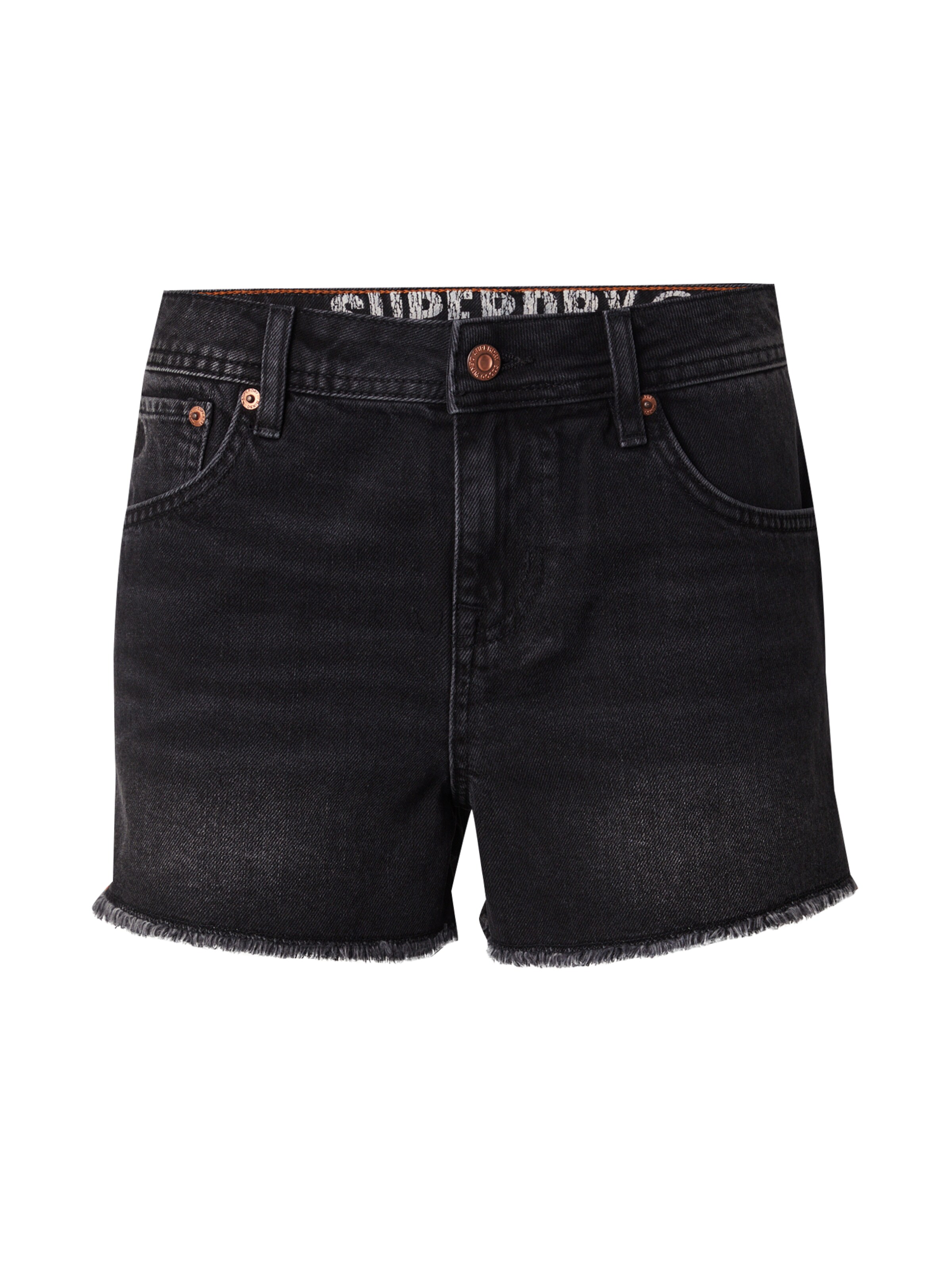 Superdry - regular Pantalón en negro: frente