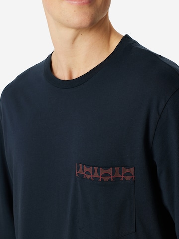 SCHIESSER Pajama short in Blue