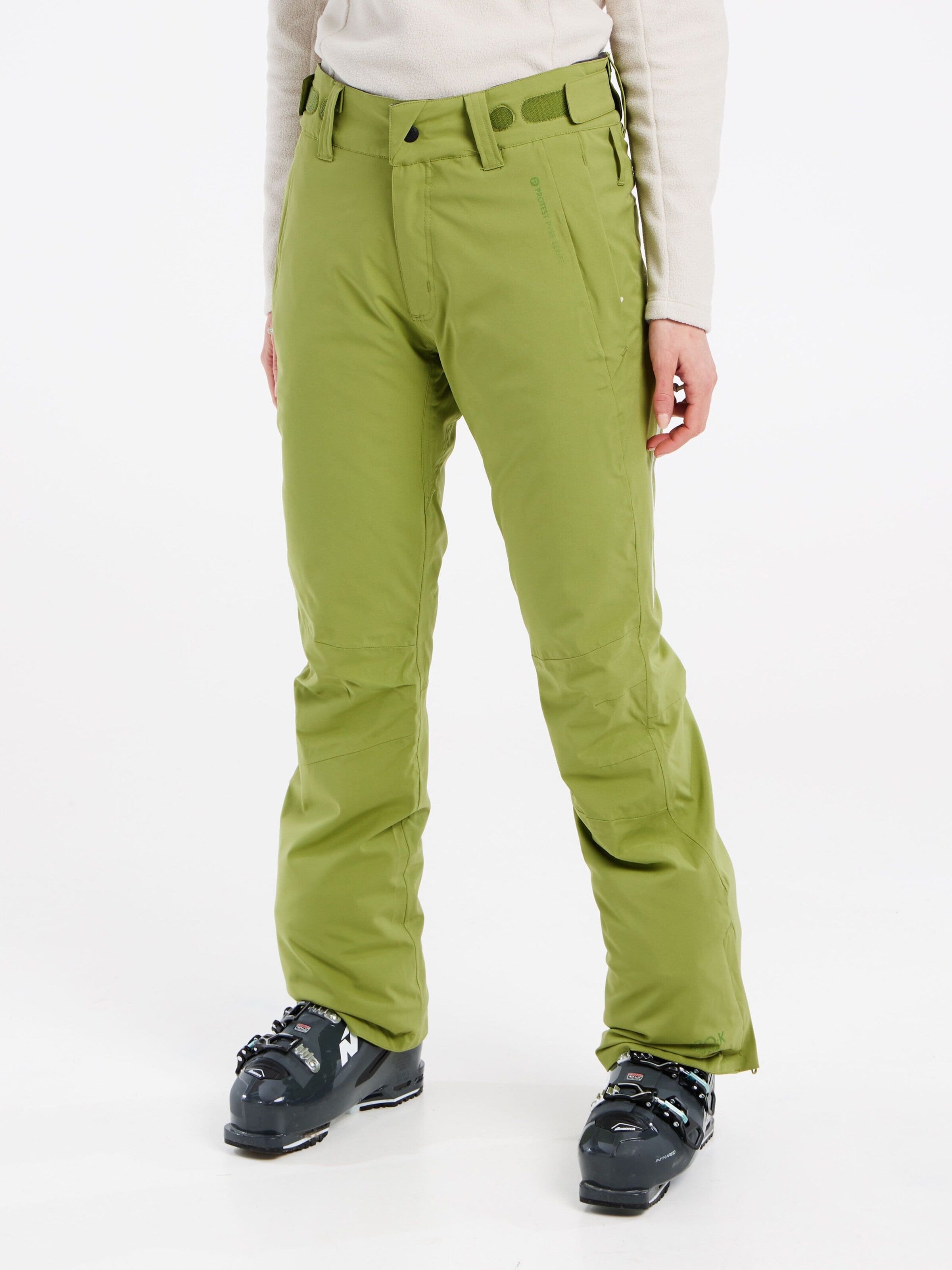 PROTEST Regular Workout Pants 'CARMACKS' in Green: front