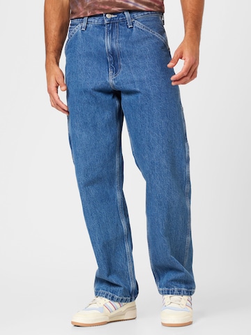 LEVI'S ® Loosefit Jeans '568 Loose Strt Carpenter' in Blauw: voorkant