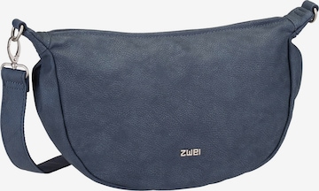 Sac à bandoulière ' Mademoiselle M70 ' ZWEI en bleu : devant