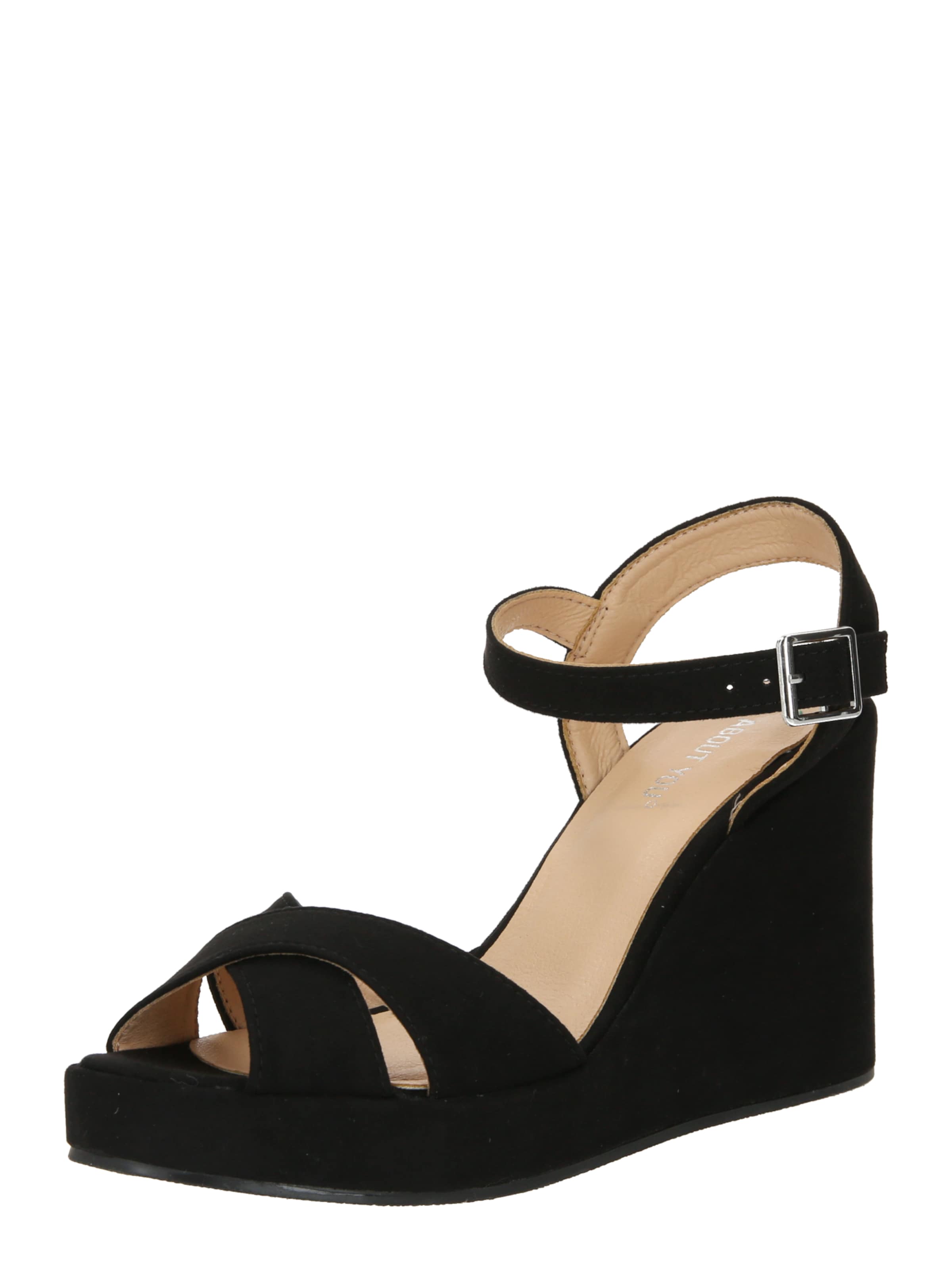 ABOUT YOU Lodičky 'Sandra' – černá: přední strana