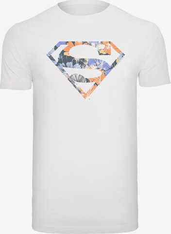 Maglietta 'Superman' di F4NT4STIC in bianco: frontale