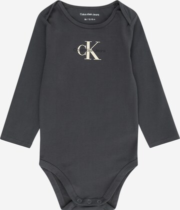 Calvin Klein Jeans Ползунки/боди в Серый: спереди