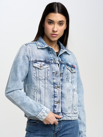 BIG STAR Between-Season Jacket 'JOSEPHINE ' in Blue: front