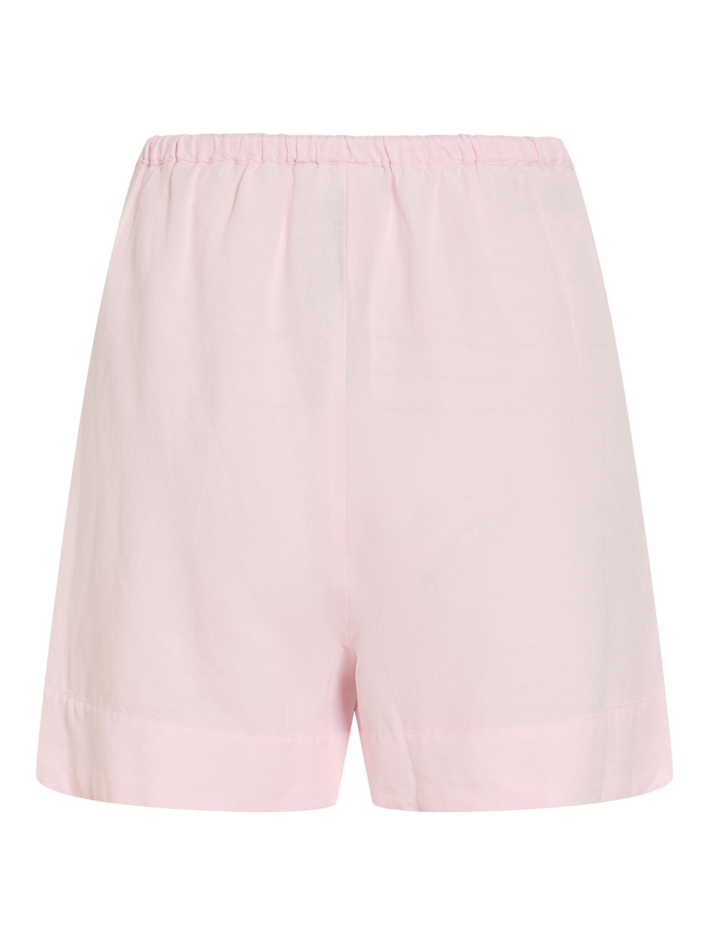 VILA Regular Broek in Roze